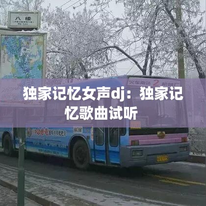 独家记忆女声dj:独家记忆歌曲试听