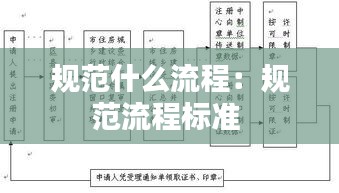 规范什么流程：规范流程标准 