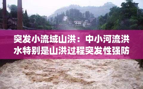 突发小流域山洪:中小河流洪水特别是山洪过程突发性强防范难度大