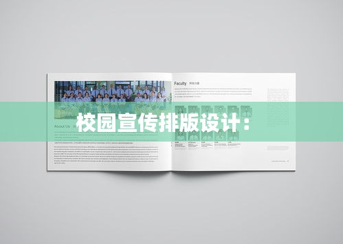 校园宣传排版设计: