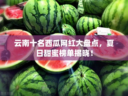 云南十名西瓜网红大盘点，夏日甜蜜榜单揭晓！