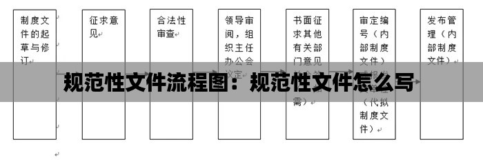 规范性文件流程图:规范性文件怎么写