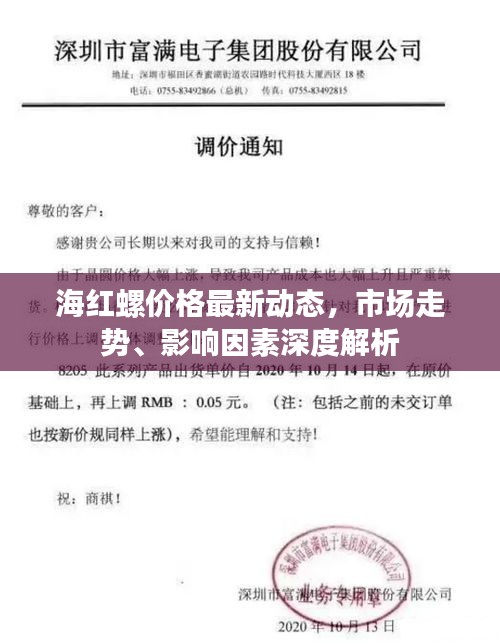 海红螺价格最新动态，市场走势、影响因素深度解析