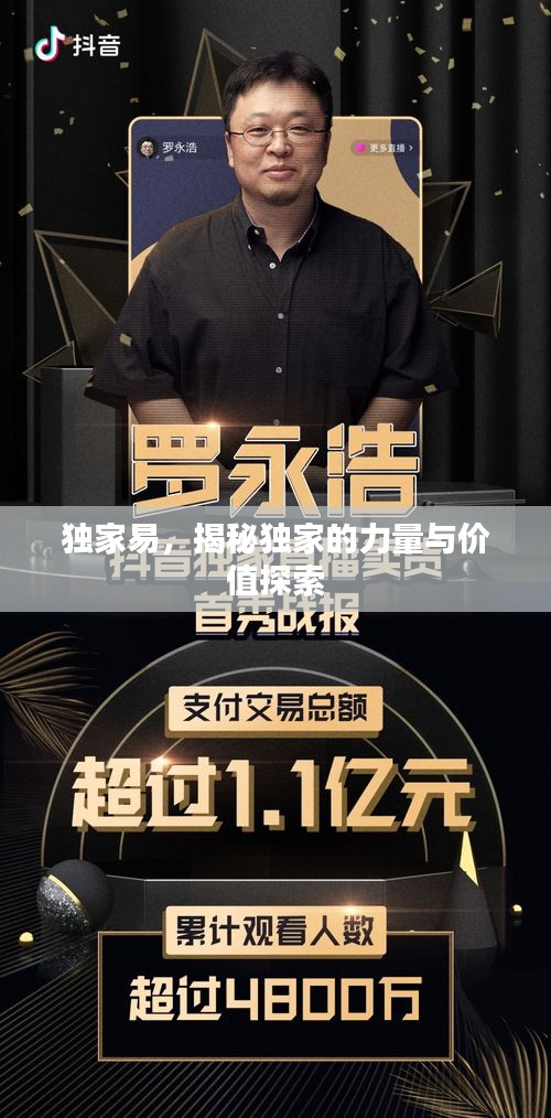 独家易,揭秘独家的力量与价值探索