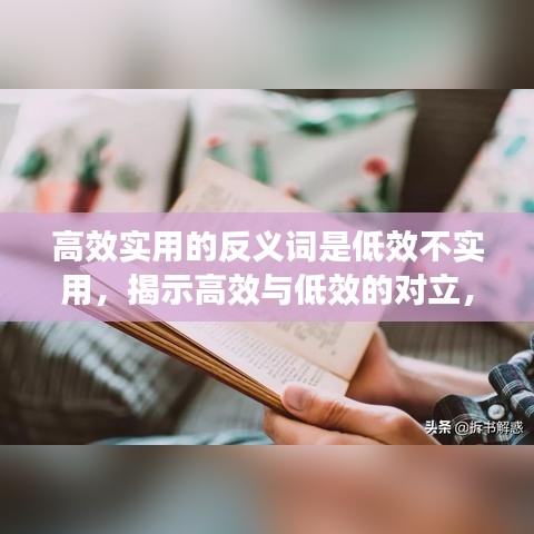 高效实用的反义词是低效不实用，揭示高效与低效的对立，实用与不实用的对比。