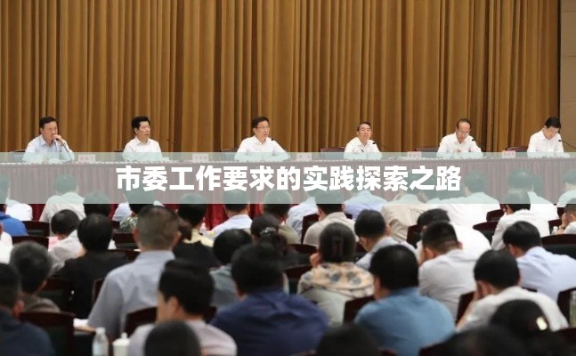 市委工作要求的实践探索之路