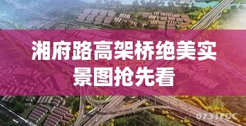 湘府路高架桥绝美实景图抢先看