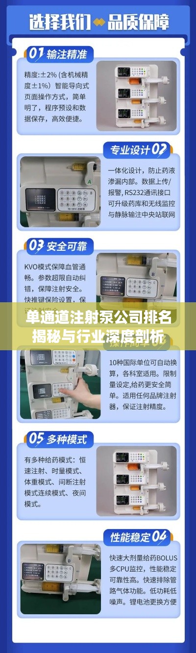 单通道注射泵公司排名揭秘与行业深度剖析
