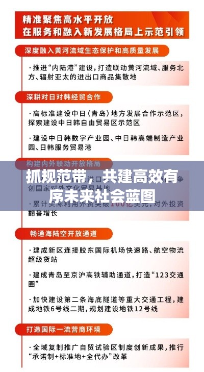 抓规范带，共建高效有序未来社会蓝图